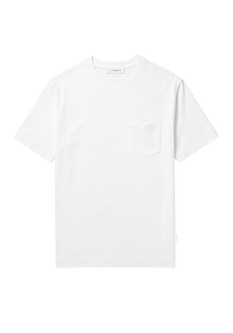 T-shirt Uomo Bianca con Taschino in Jersey di Cotone  Paolo Pecora Milano PAOLO PECORA | T-shirt | F081 40541101